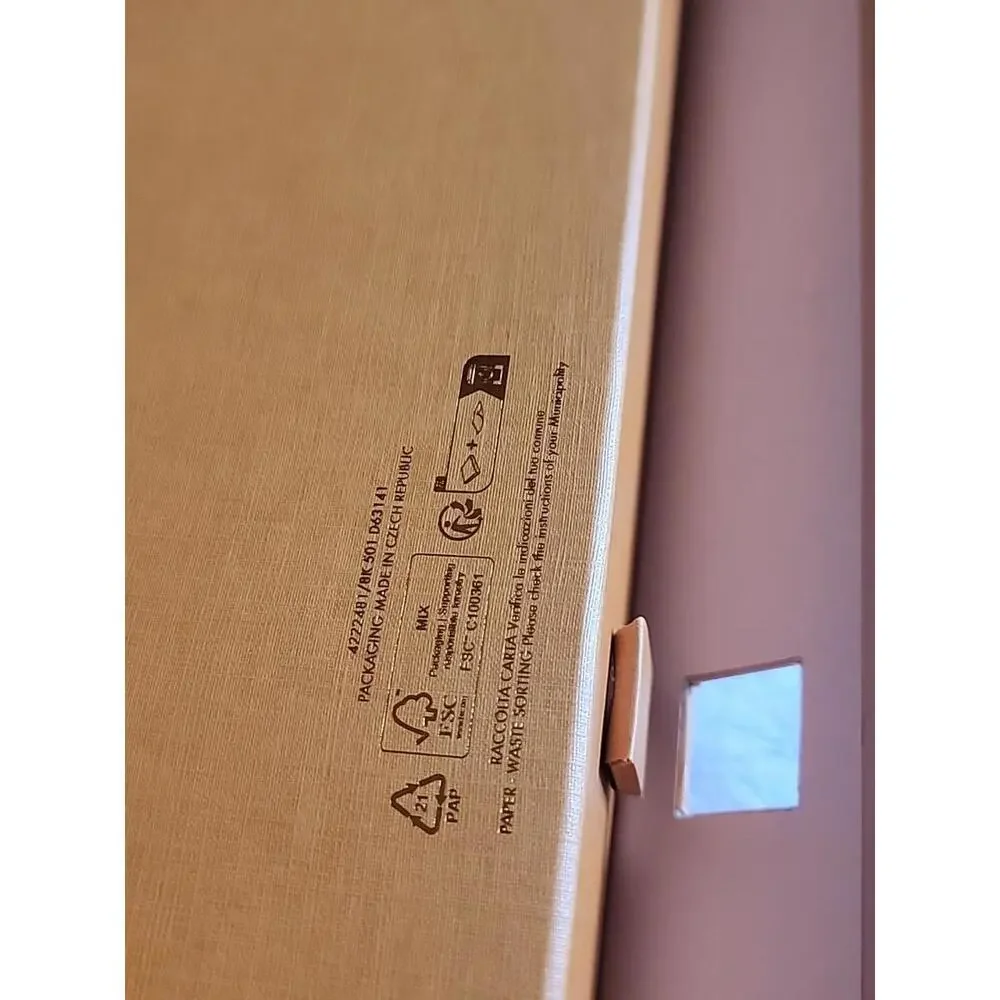 Louis Vuitton Empty Gift Box in Orange Carboard Logo Classic L 16 x W 11 x D 2